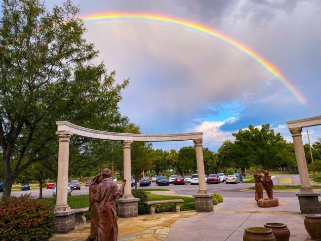 Cana Statues Rainbow